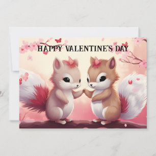 Tarjeta Festiva Día de San Valentín lindo y divertido para niños #