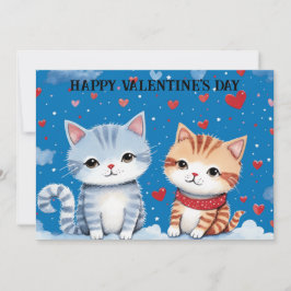 Tarjeta Festiva Día de San Valentín lindo y divertido para niños #