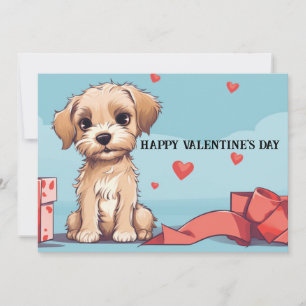 Tarjeta Festiva Día de San Valentín lindo y divertido para niños #