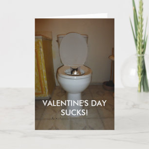 Tarjeta Festiva Día de San Valentín Sucks