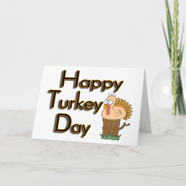 Tarjeta Festiva Día de Turquía (Anverso)