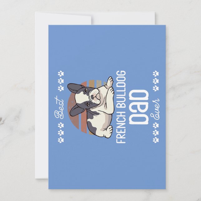 Tarjeta Festiva Día del Fars Amante de los Perros Dueño de Mascota (Anverso)