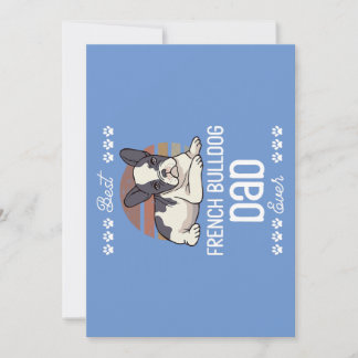 Tarjeta Festiva Día del Fars Perro Amante Dueño de Mascota Papá Fr