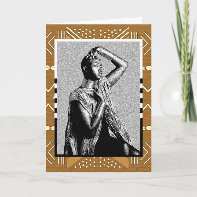 Tarjeta Festiva Día del Madre Étnico (Anverso)