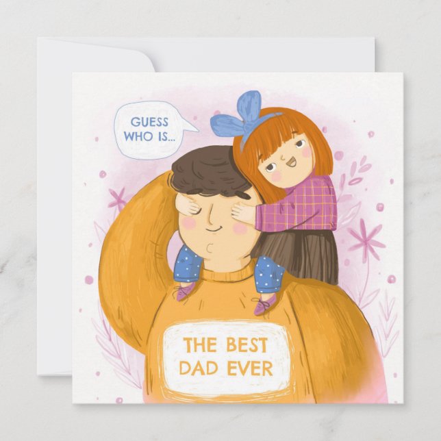 Tarjeta Festiva Día del Padre (Anverso)