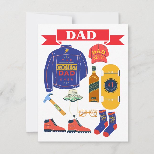 TARJETA FESTIVA DÍA DEL PADRE (Anverso)