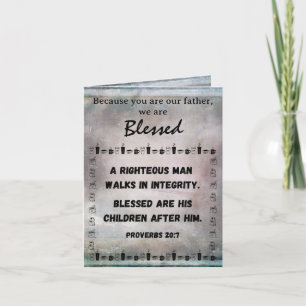 Tarjeta Festiva Día del Padre Café y Escrituras Rústico Toscano