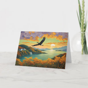 Tarjeta Festiva Día del Padre de Casa Voladora