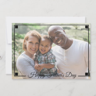 Tarjeta Festiva Día del padre de la foto del personalizado