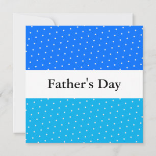 Tarjeta Festiva DÍA DEL PADRE Dotó Dos Rayas Blancas Azules Tone