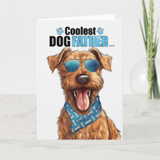 Tarjeta Festiva Día del Padre, el perro más frío de Irlanda