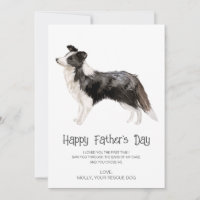 Día del padre en la pintura de perro