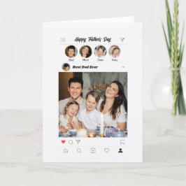 Tarjeta Festiva Día del Padre Foto de Instagram de Guay Social Med