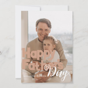 Tarjeta Festiva Día del Padre Personalizado, mejor regalo de papá