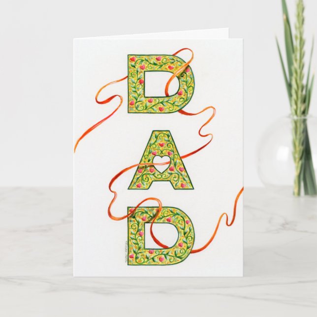 Tarjeta Festiva Día del Padre Religioso DAD Gracias a Dios por tu  (Anverso)