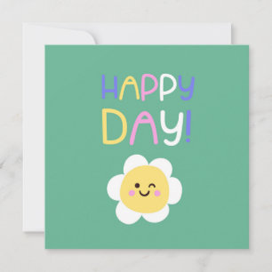 Tarjeta Festiva Día Feliz