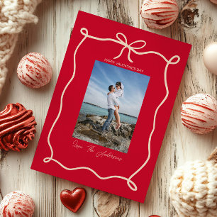 Tarjeta Festiva Día Feliz de San Valentín Fotografía Caprichosa