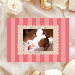 Tarjeta Festiva Día Feliz de San Valentín Fotografía Moderna Perso