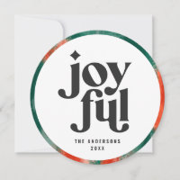 Día festivo abstracto rojo + verde moderno