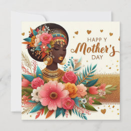 Tarjeta Festiva Día Hermoso de las Madres