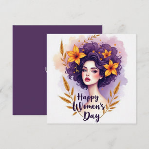 Tarjeta Festiva Día Internacional de la Mujer
