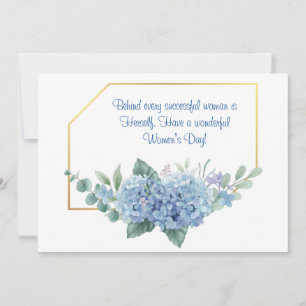 Tarjeta Festiva día internacional de la mujer