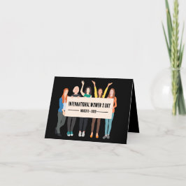 Tarjeta Festiva Día Internacional de la Mujer