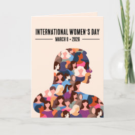 Tarjeta Festiva Día Internacional de la Mujer