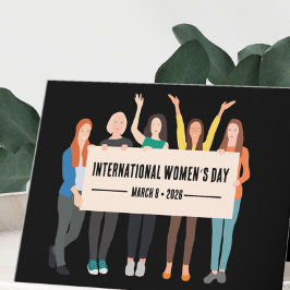 Tarjeta Festiva Día Internacional de la Mujer