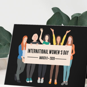 Tarjeta Festiva Día Internacional de la Mujer