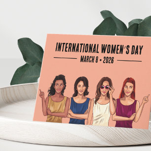 Tarjeta Festiva Día Internacional de la Mujer