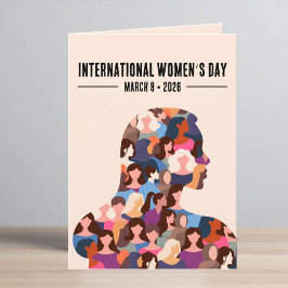 Tarjeta Festiva Día Internacional de la Mujer