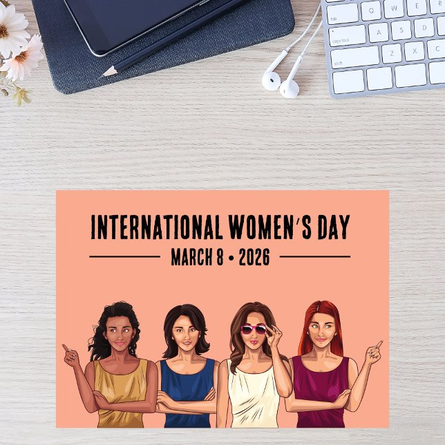 Tarjeta Festiva Día Internacional de la Mujer (Subido por el creador)