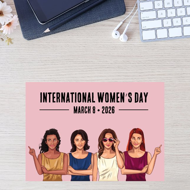 Tarjeta Festiva Día Internacional de la Mujer (Subido por el creador)