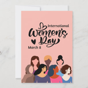 Tarjeta Festiva Día Internacional de la Mujer 2025