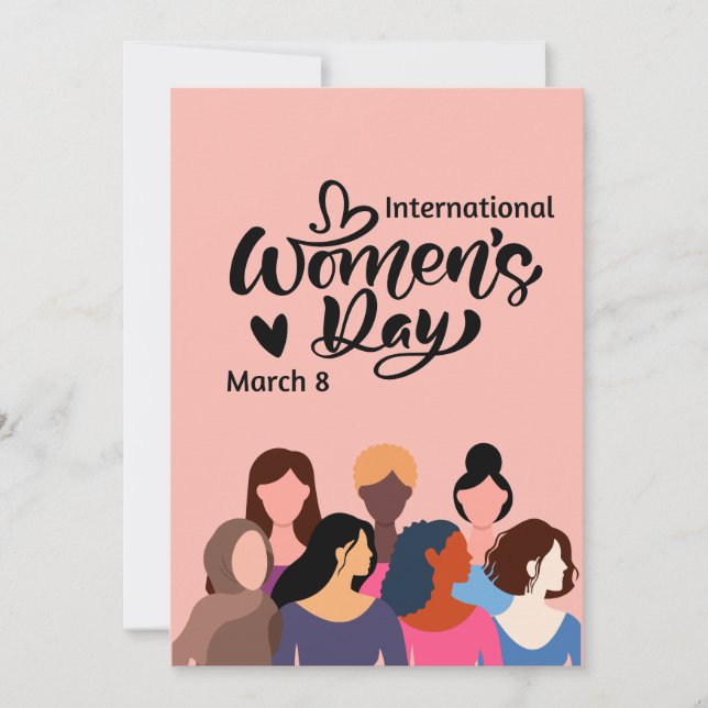 Tarjeta Festiva Día Internacional de la Mujer 2025 (Anverso)