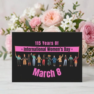Tarjeta Festiva Día Internacional de la Mujer 2027