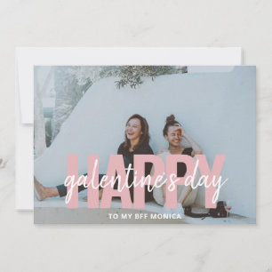 Tarjeta Festiva Día moderno de las galentinas fotográficas