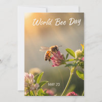 Día Mundial de las Abejas Arte Floral de la Abeja