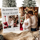 Tarjeta Festiva Diario único más pequeños Navidades<br><div class="desc">La tarjeta de vacaciones de nuestro periódico Unique More the Merrier Baby Navidades es la manera perfecta de compartir sus alegrías y deseos de vacaciones con la familia y los amigos. Diseñada como un periódico clásico, esta tarjeta captura lo más destacado de tu año en un formato único y encantador,...</div>