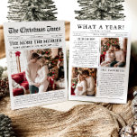 Tarjeta Festiva Diario único más pequeños Navidades<br><div class="desc">La tarjeta de vacaciones de nuestro periódico Unique More the Merrier Baby Navidades es la manera perfecta de compartir sus alegrías y deseos de vacaciones con la familia y los amigos. Diseñada como un periódico clásico, esta tarjeta captura lo más destacado de tu año en un formato único y encantador,...</div>