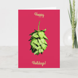 Tarjeta Festiva ¡Días de fiesta de lúpulo! ¡Salto imponente,