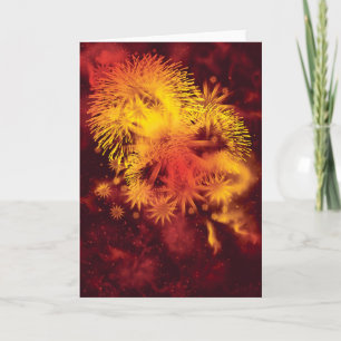 Tarjeta Festiva Días de fiesta importantes de los fuegos