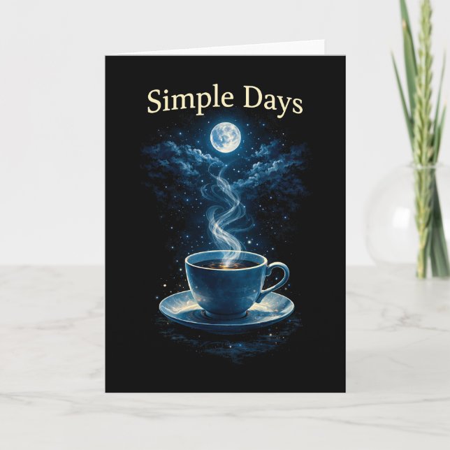 Tarjeta Festiva Días Simples (Anverso)