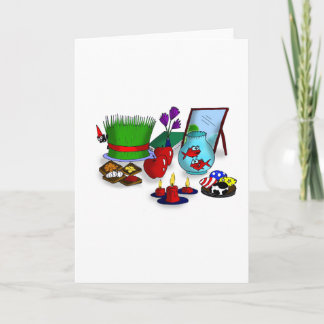 Tarjeta Festiva Dibujo animado de Norooz