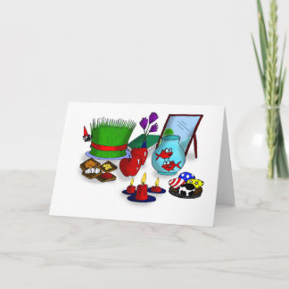 Tarjeta Festiva Dibujo animado de Norooz