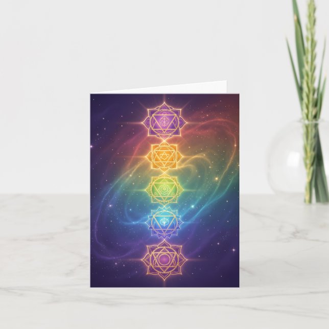 Tarjeta Festiva Die 7 Chakren´11 (Anverso)