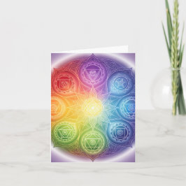 Tarjeta Festiva Die 7 Chakren´9