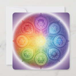 Tarjeta Festiva Die 7 Chakren´9