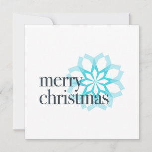 Tarjeta Festiva Diferente diseño clásico de "Feliz Navidad"